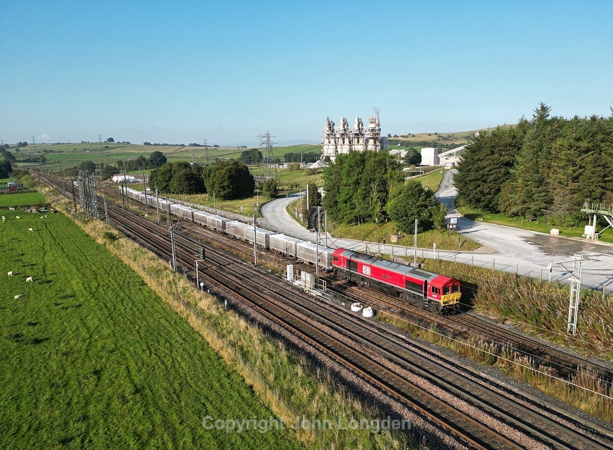 JL - 6.9.24 66055 6V71 Hardendale - Margam, Hardendale Quarry - Latest shots
