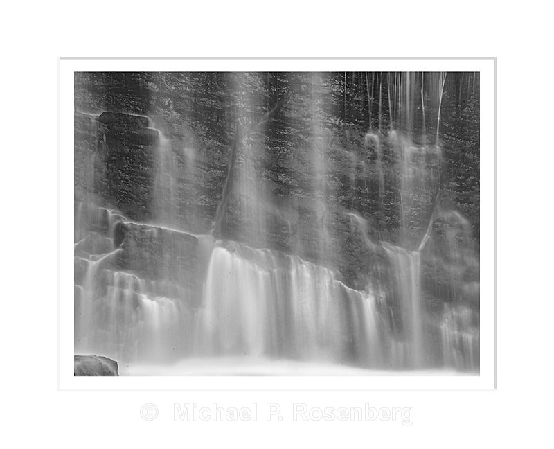 Water Flow, Looking Glass Fall, Pisgah Forest NC - Eastern US