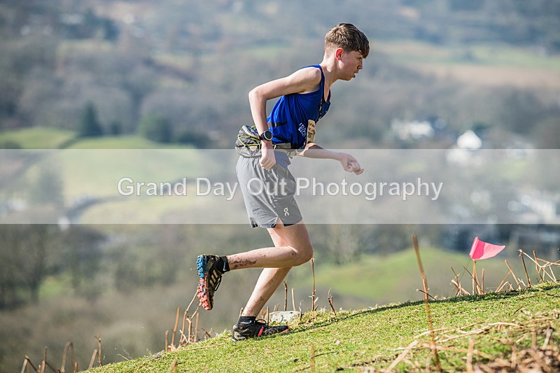 Elterwater-225 - Kendal Winter League Elterwater Under 15/17 Fell Races Sunday 9th March 2025