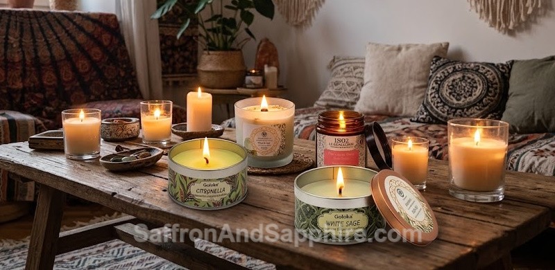 Candles in a Glass Jar