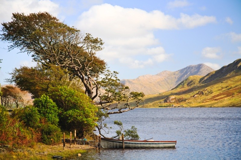 Boat on lake - West of Ireland