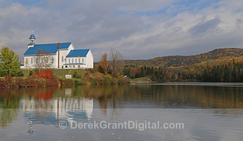 Baker Lake Catholic Church, Lac Baker New Brunswick, Canada - Churches of New Brunswick