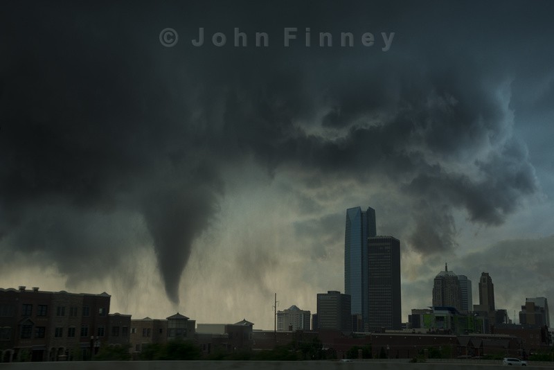 Tornado over Oklahoma city. - Awarded and Published