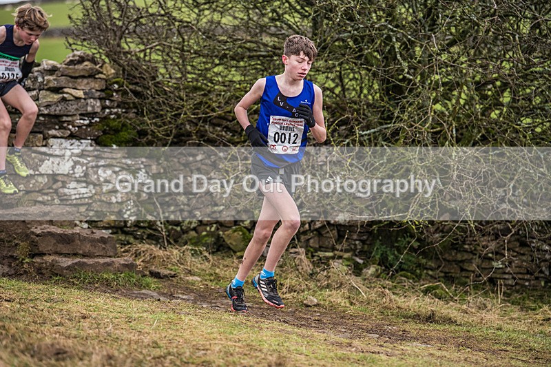 Cunswick U15  U17-29 - Kendal Winter League Cunswick Scar Junior Under 15 & 17 Fell Races Sunday 26th January 2025