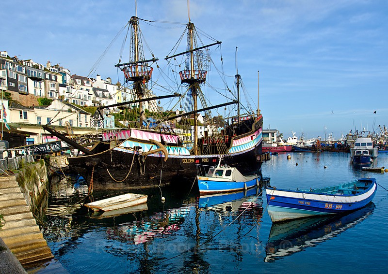BX38 - Brixham Harbour - Greetings Cards Brixham Broadsands and Kingswear