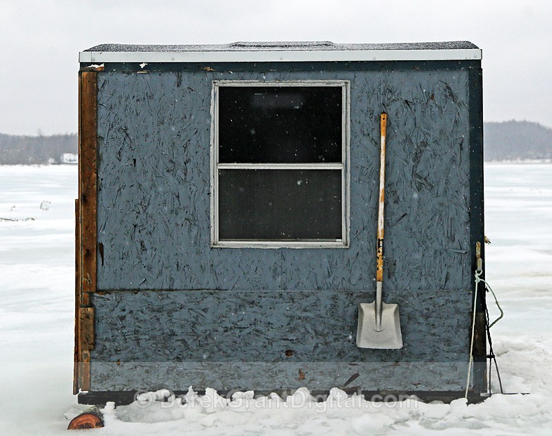 Ice Fishing Shack New Brunswick Canada