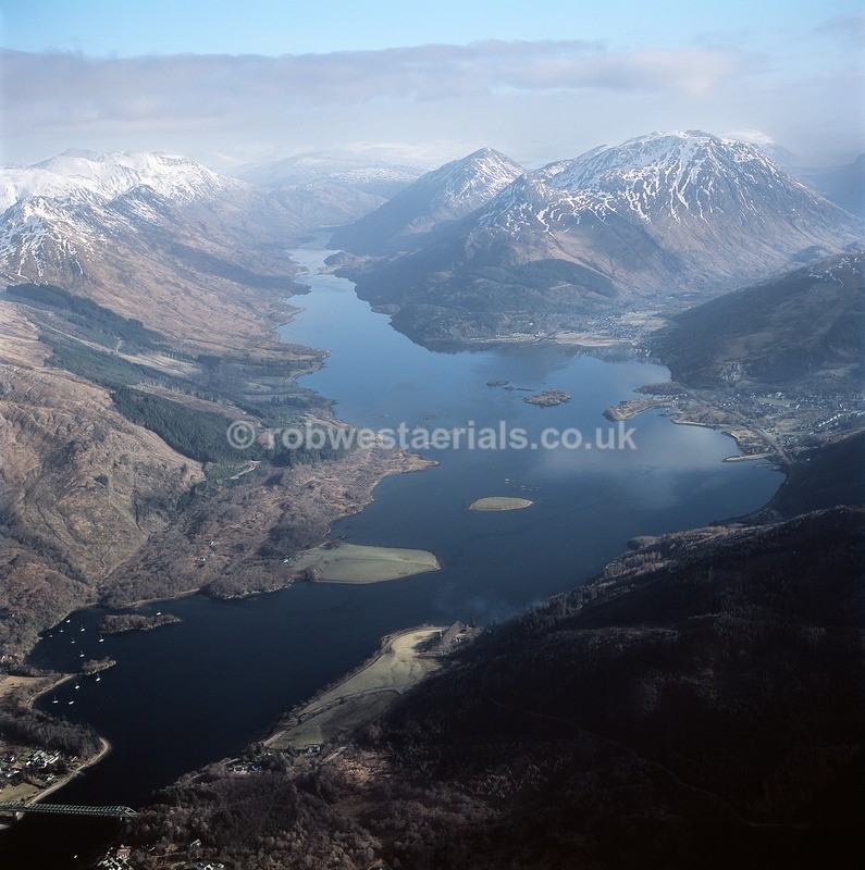 A00734CX Loch Leven from above South Ballachulish in 2018 - West and south coastlines