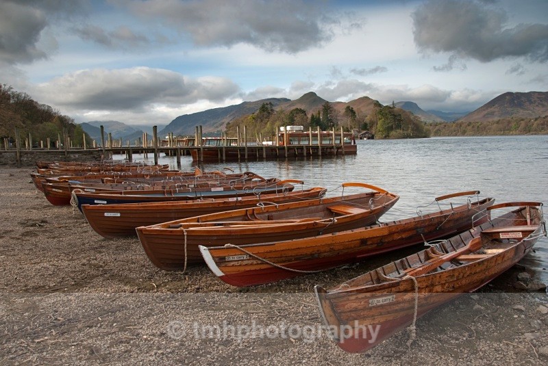 Rowing Boats on Derwentwater. - Lakedistrict