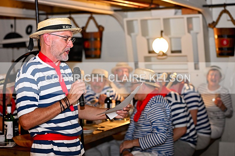 HMS PICKLE-93 - PICKLE NIGHT HMS WARRIOR 1860