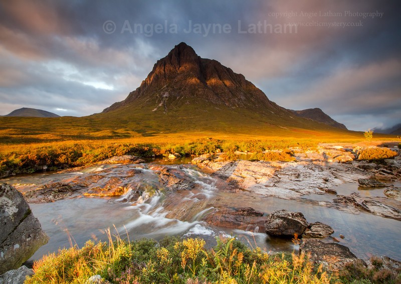 Ribbon of Gold - Buachaille Etive Mor - Highlands of Scotland