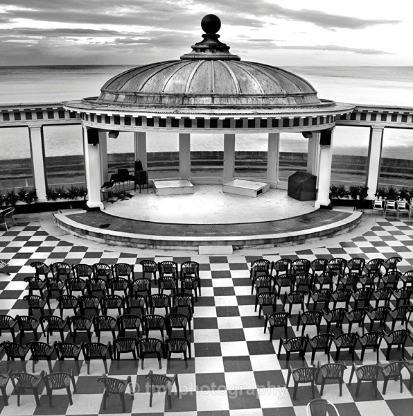 Scarborough pavillion. - Monochrome Photograph's