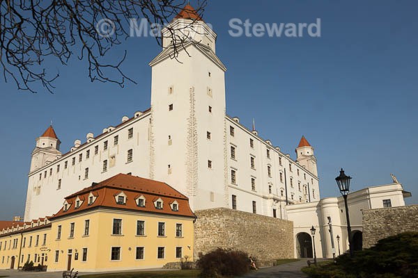 Bratislava Castle - Budapest to Amsterdam