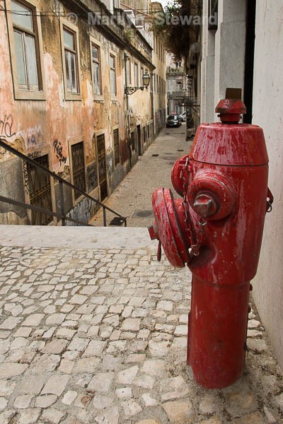 Lisbon - narrow street #1 - Portugal and a hint of Spain
