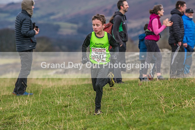 Cunswick U13-97 - Kendal Winter League Cunswick Scar Junior Under 13 Fell Race Sunday 26th January 2025