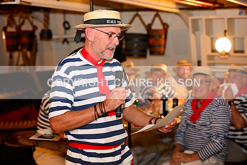 HMS PICKLE-91 - PICKLE NIGHT HMS WARRIOR 1860