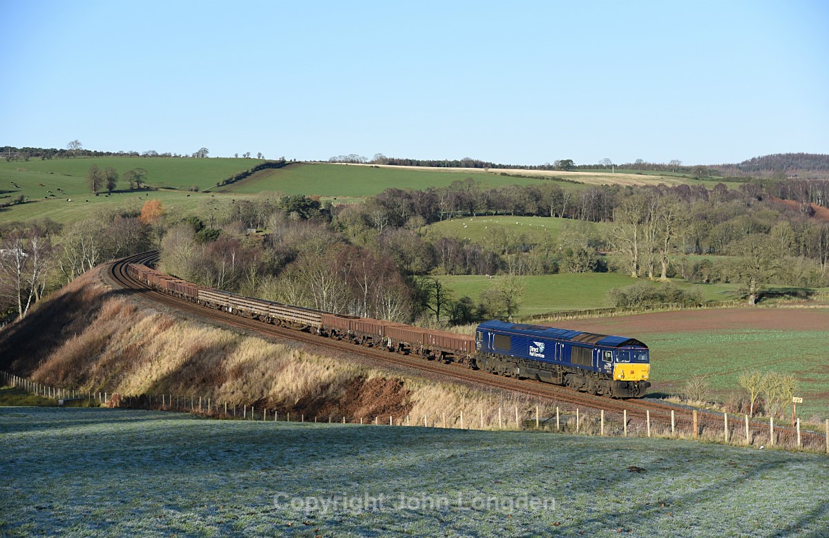 JL - 27.12.17 66425 6K05 Carlisle - Crewe, Armathwaite - Armathwaite