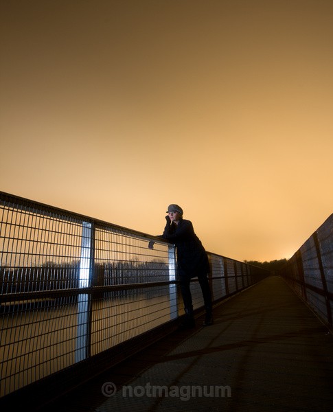 waiting on a bridge - SELF PORTRAITS