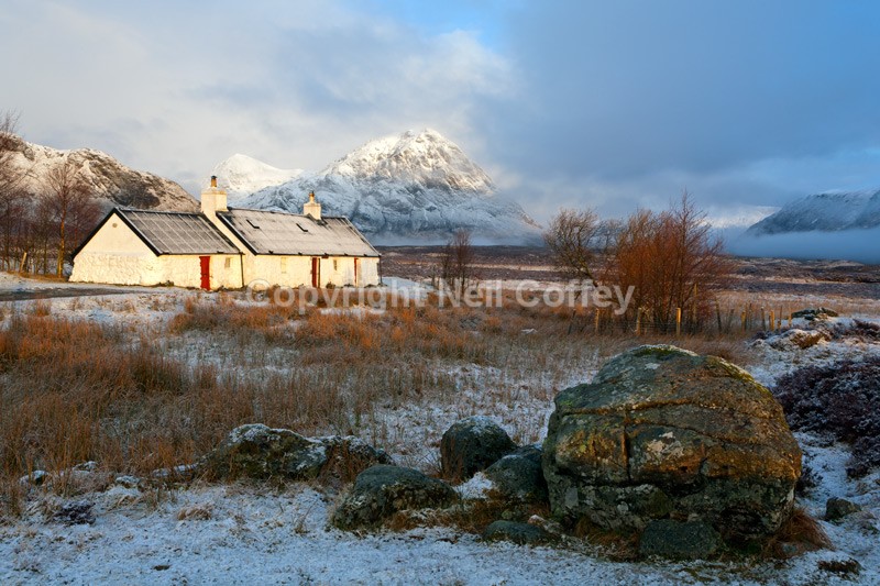 Blackrock Cottage & Buachaille Etive Mor, Highland - Landscape format