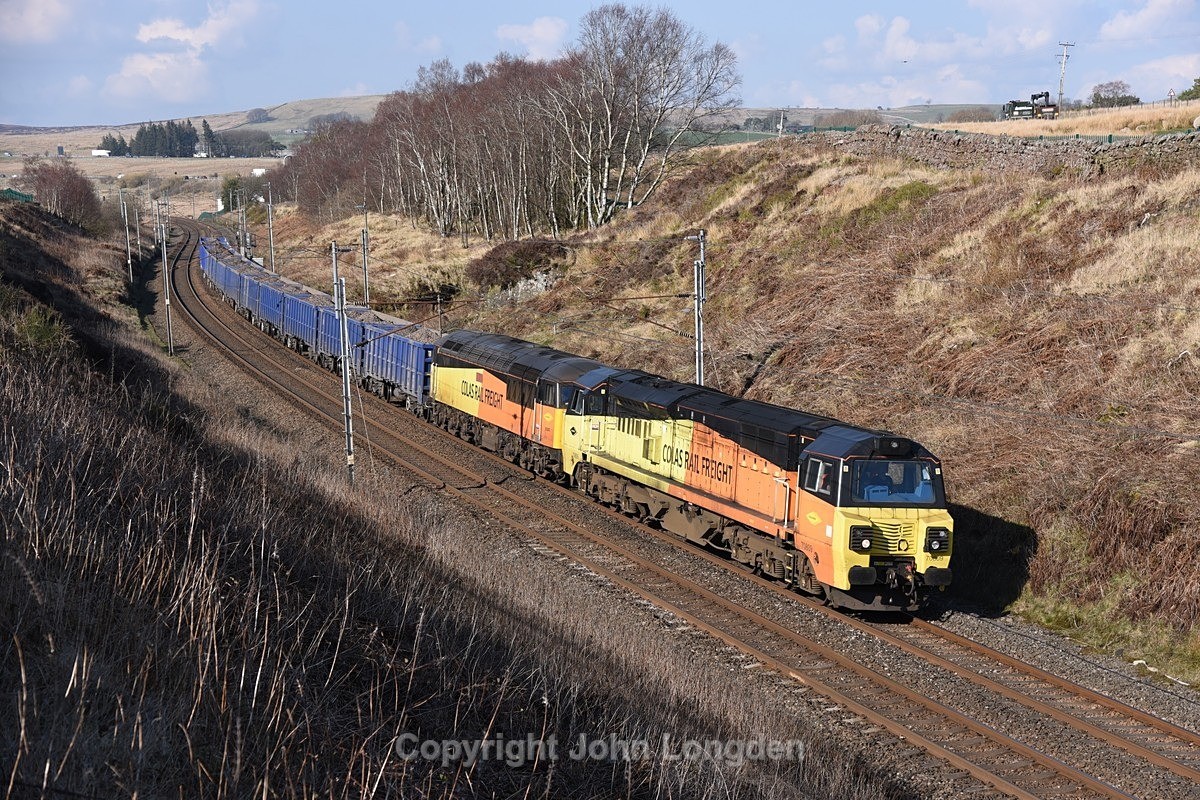 JL - 25.3.22 70809 56302 6K30 Carlisle - Pinnox, Greenholme - West Coast Main Line (north to south)