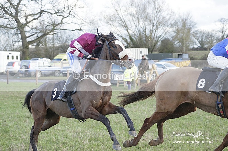 PtP 180323 1458 - Shelfield Park Races with Croome & West Warwickshire Hunt  18/03/23