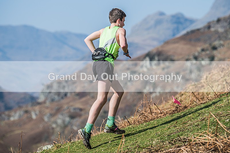 Elterwater-205 - Kendal Winter League Elterwater Under 15/17 Fell Races Sunday 9th March 2025
