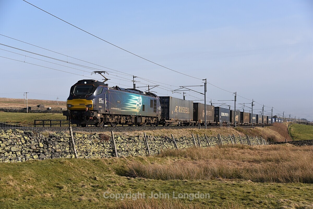 JL - 3.3.21 88003 4S44 Daventry - Mossend, Salterwath - West Coast Main Line (north to south)