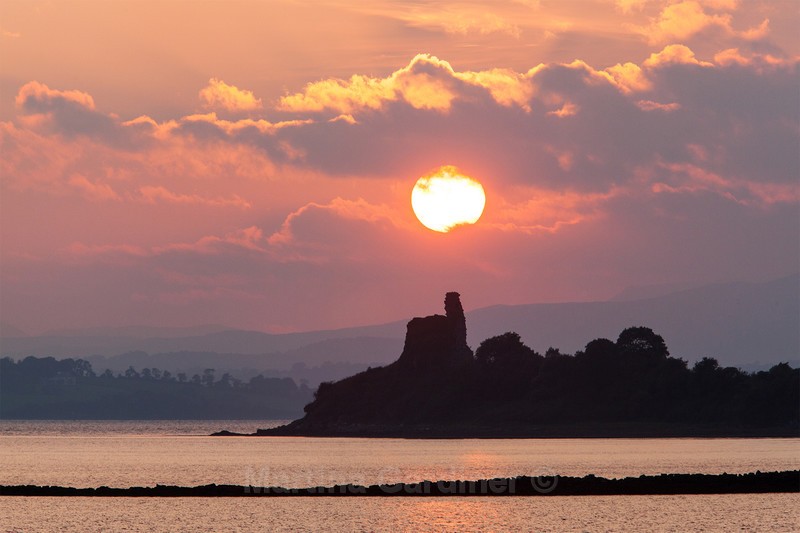 Inch Castle Sunset (Pink) - Ireland by Day