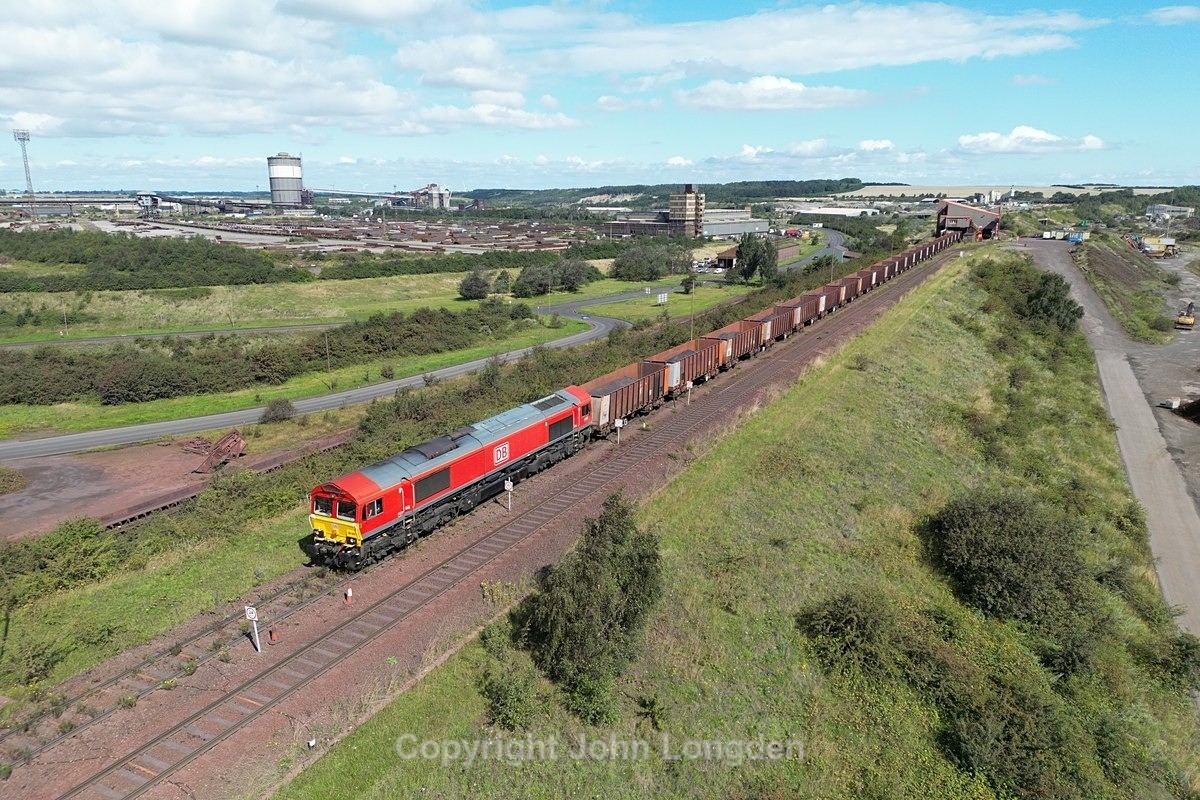 JL - 15.8.23 66149 6T23 Immingham Ore Terminal - Santon, Santon - North Lincs