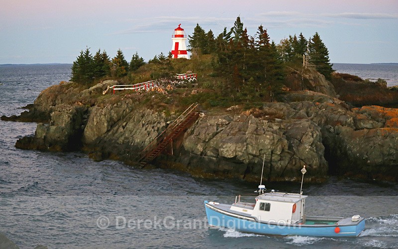 East Quoddy Head Harbour Lighthouse Cambobello Island