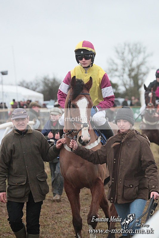 PtP 260125 443 - Cocklebarrow Point-to-Point racing with the Heythrop Hunt 26/01/25
