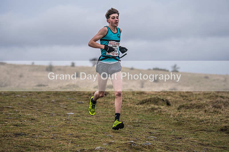 Cunswick U15  U17-161 - Kendal Winter League Cunswick Scar Junior Under 15 & 17 Fell Races Sunday 26th January 2025