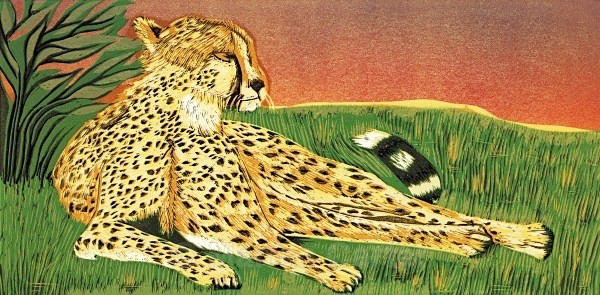 Watchful Mother - Reduction Linocuts