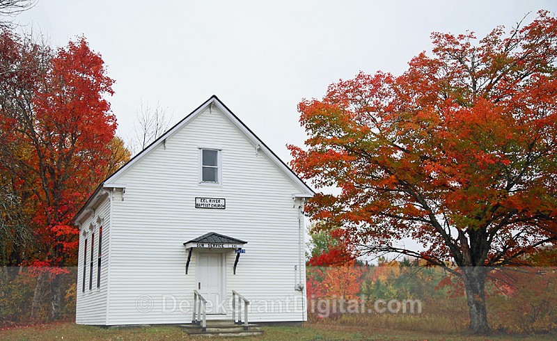 Eel River Baptist Church York County New Brunswick Canada - Churches of New Brunswick