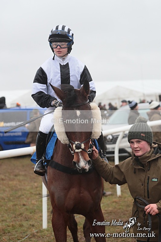 PtP 260125 427 - Cocklebarrow Point-to-Point racing with the Heythrop Hunt 26/01/25