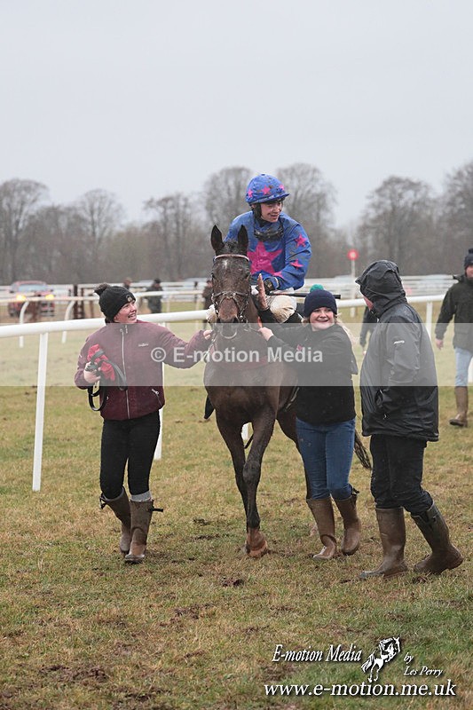 PtP 260125 610 - Cocklebarrow Point-to-Point racing with the Heythrop Hunt 26/01/25