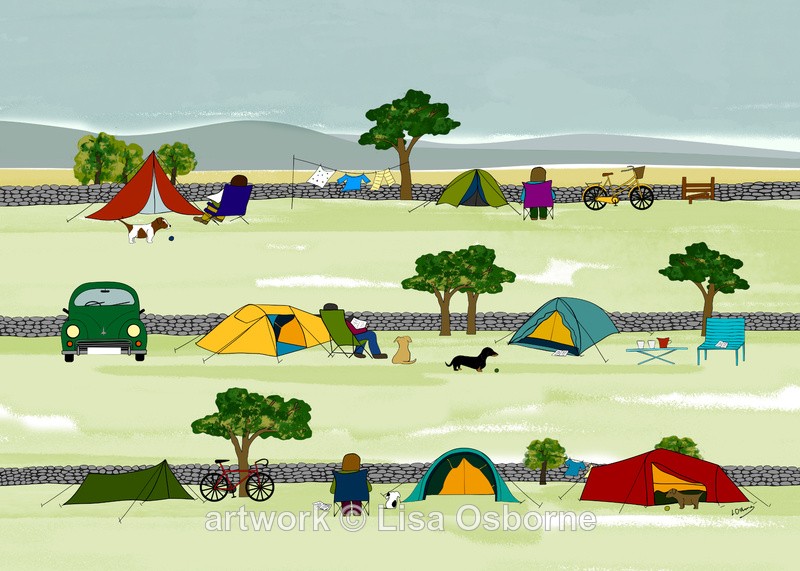 Camping - DIGITAL ARTWORK