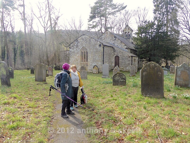 015 After detour lunch at All Saints Hawnby - York Minster Walkers Collection 2025