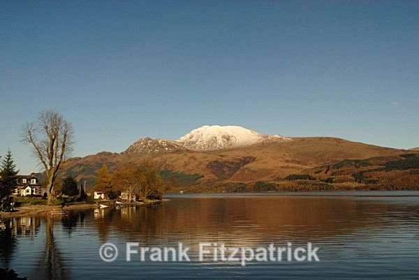 Culag, Loch Lomond, with the distinctive peak of Ben More - Scottish scenics