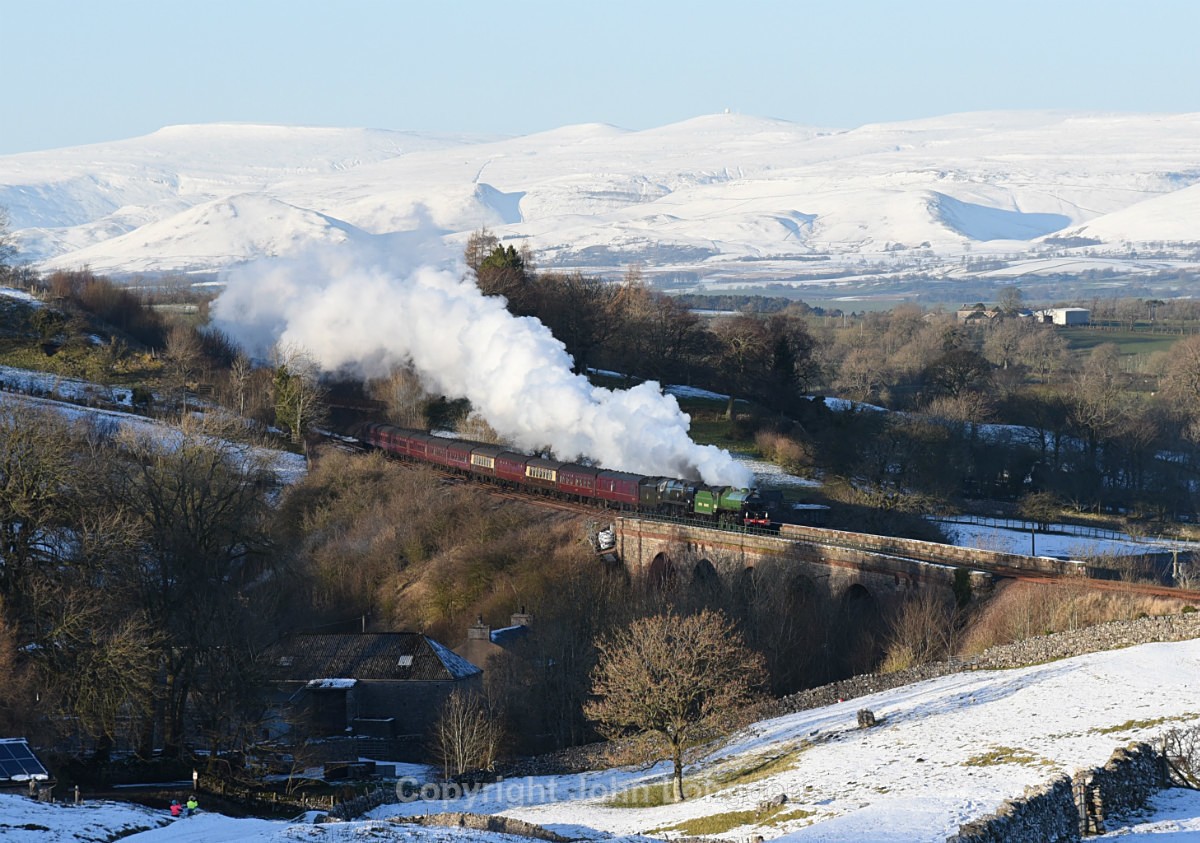 JL - 2.2.19 LNER B1 61306 SR NM 35018 1Z87 Carlisle - Euston, CG - Crosby Garret