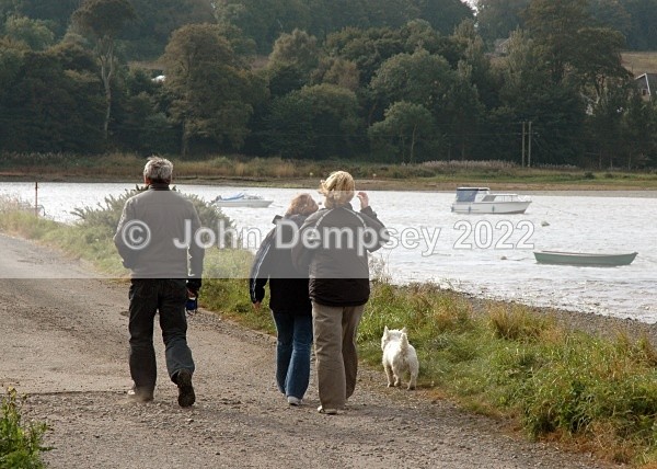 Sandy Heads Home - Walking the Dog