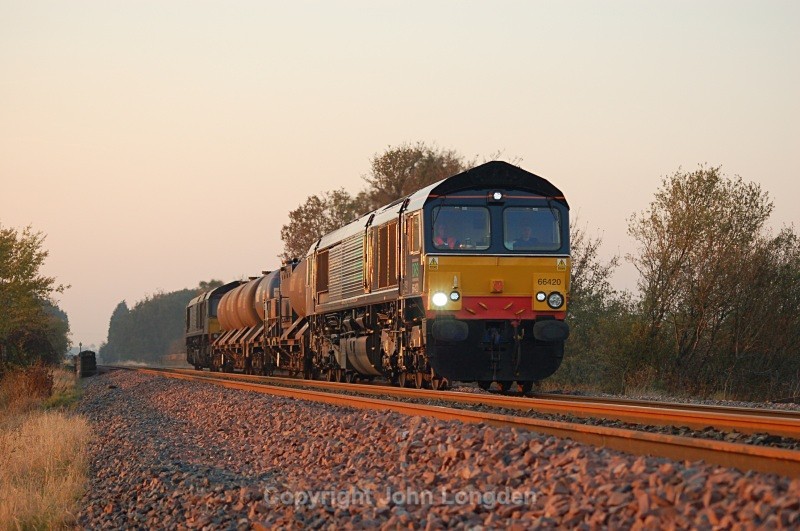 23.10.07 66420 & 66424 3J06 Carlisle - Carlisle RHTT, Griseburn - Griseburn