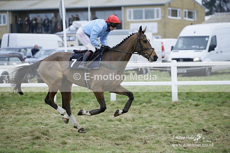 PtP 220122 730 - Royal Artillery Hunt Point-to-Point  - Larkhill Racecourse 22/01/22