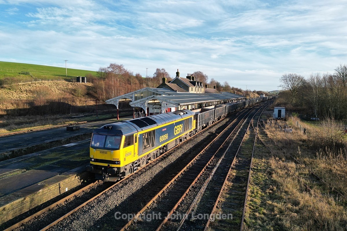 JL - 16.12.25 60056 6C52 Ashton - Horton, Hellifield station - Latest shots
