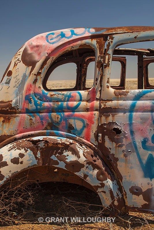 Outback car wreck 1 - Australia