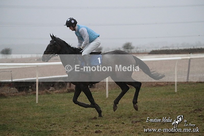 PtP 260125 1201 - Cocklebarrow Point-to-Point racing with the Heythrop Hunt 26/01/25