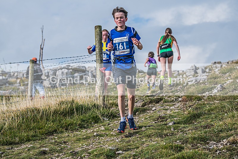 Year 8-9-210 - The English Schools Fell Running Championship Giggleswick Year 8-9 Sunday 6th October 2024