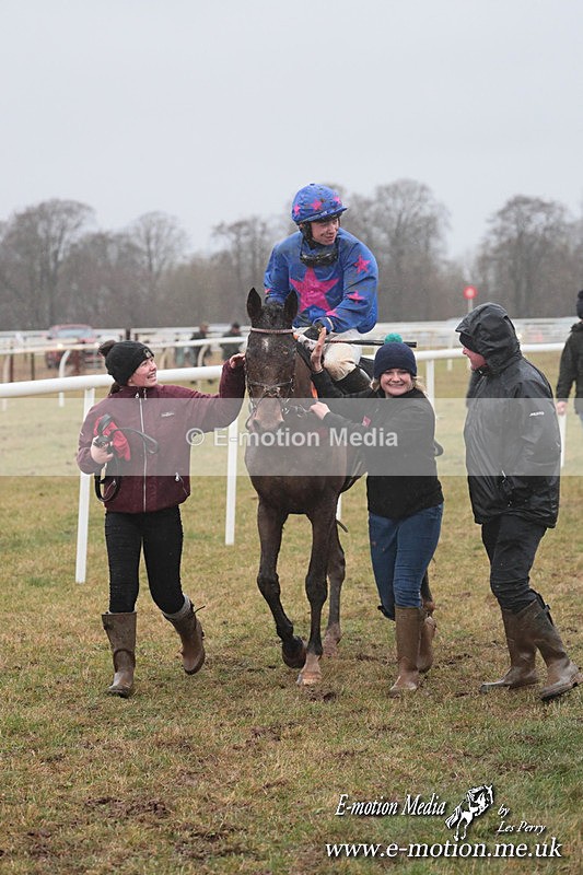 PtP 260125 612 - Cocklebarrow Point-to-Point racing with the Heythrop Hunt 26/01/25