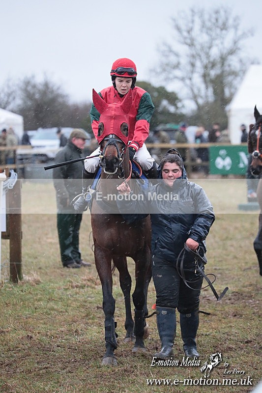 PtP 260125 154 - Cocklebarrow Point-to-Point racing with the Heythrop Hunt 26/01/25