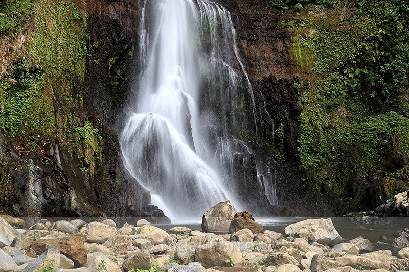 Lower half of Gitgit Waterfall, Bali, Indonesia - Bali, Indonesia