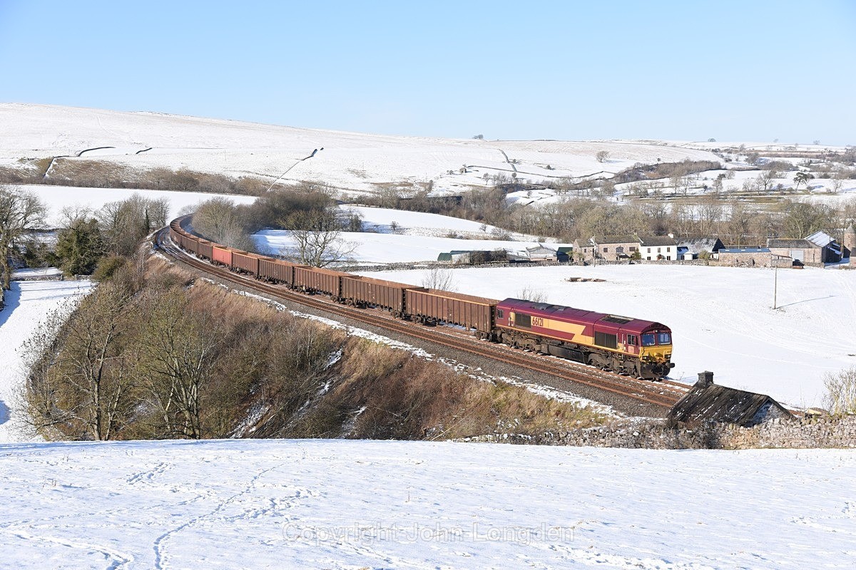 JL - 11.2.21 66121 6E97 Kirkby Thore - Tees Dock, Smardale - Smardale
